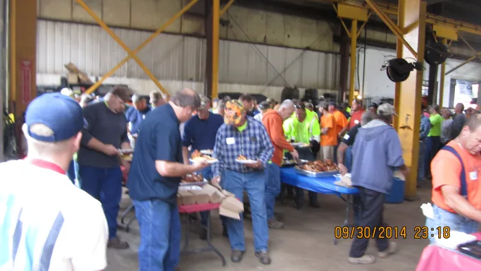 Big Belly BBQ event setup